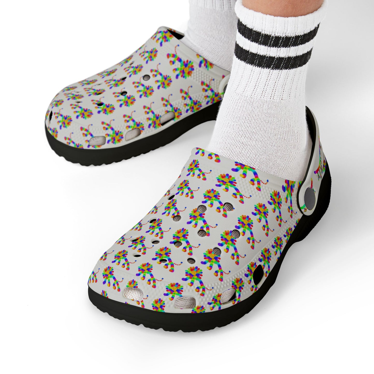 Marty Martians Lion / Kid's EVA Foam Clogs (AOP)