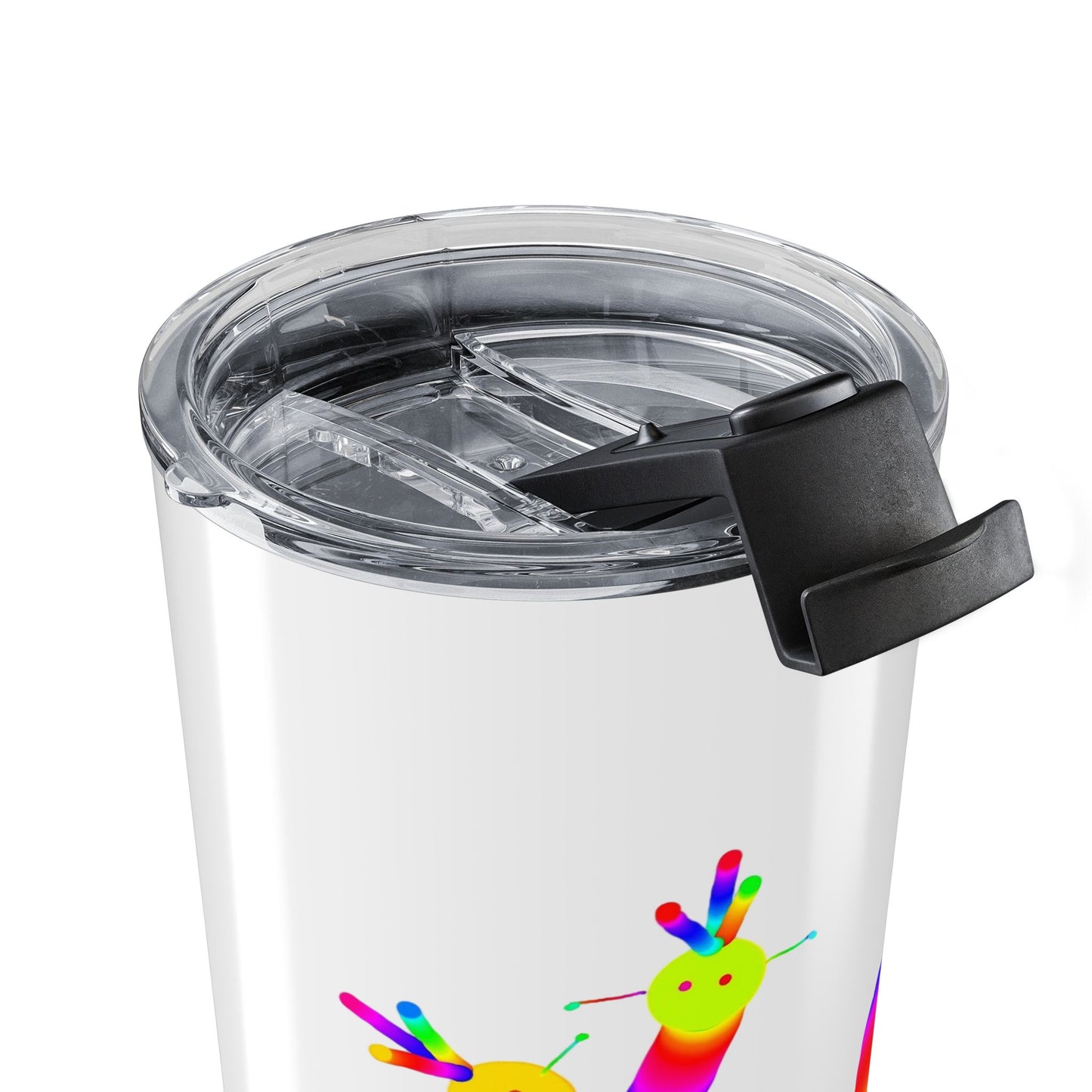 Marty Martians Double Headed Punk Brothers White Tumbler 20oz