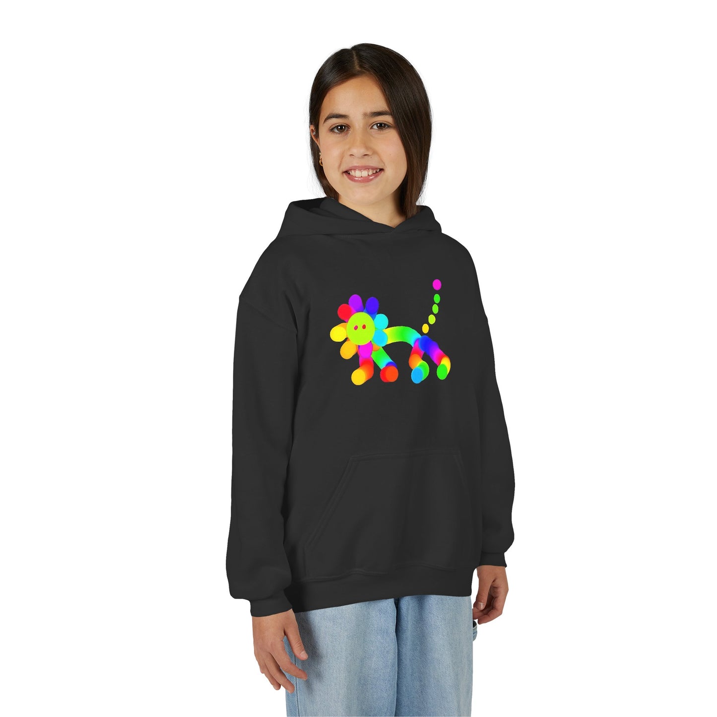 Baby Lion Martian / Children / Heavy Blend Hooded Sweatshirt