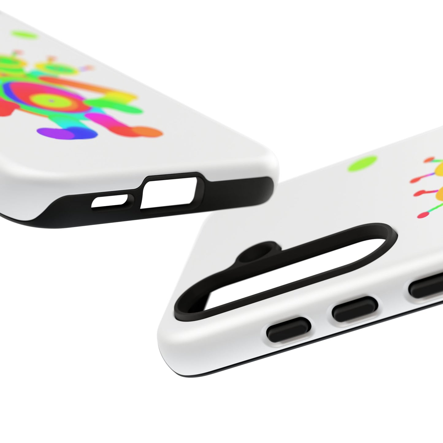 Three Headed Martian with Green Moon / Phone Cases