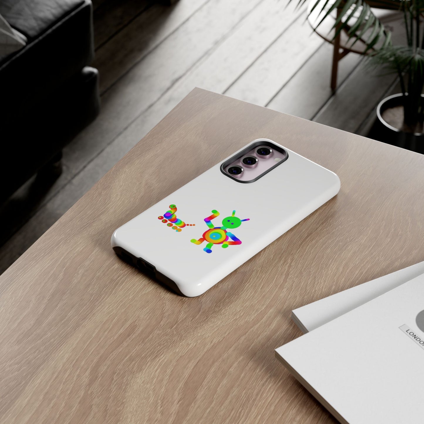 Martian with 5 Wheeled Friend / Phone Cases