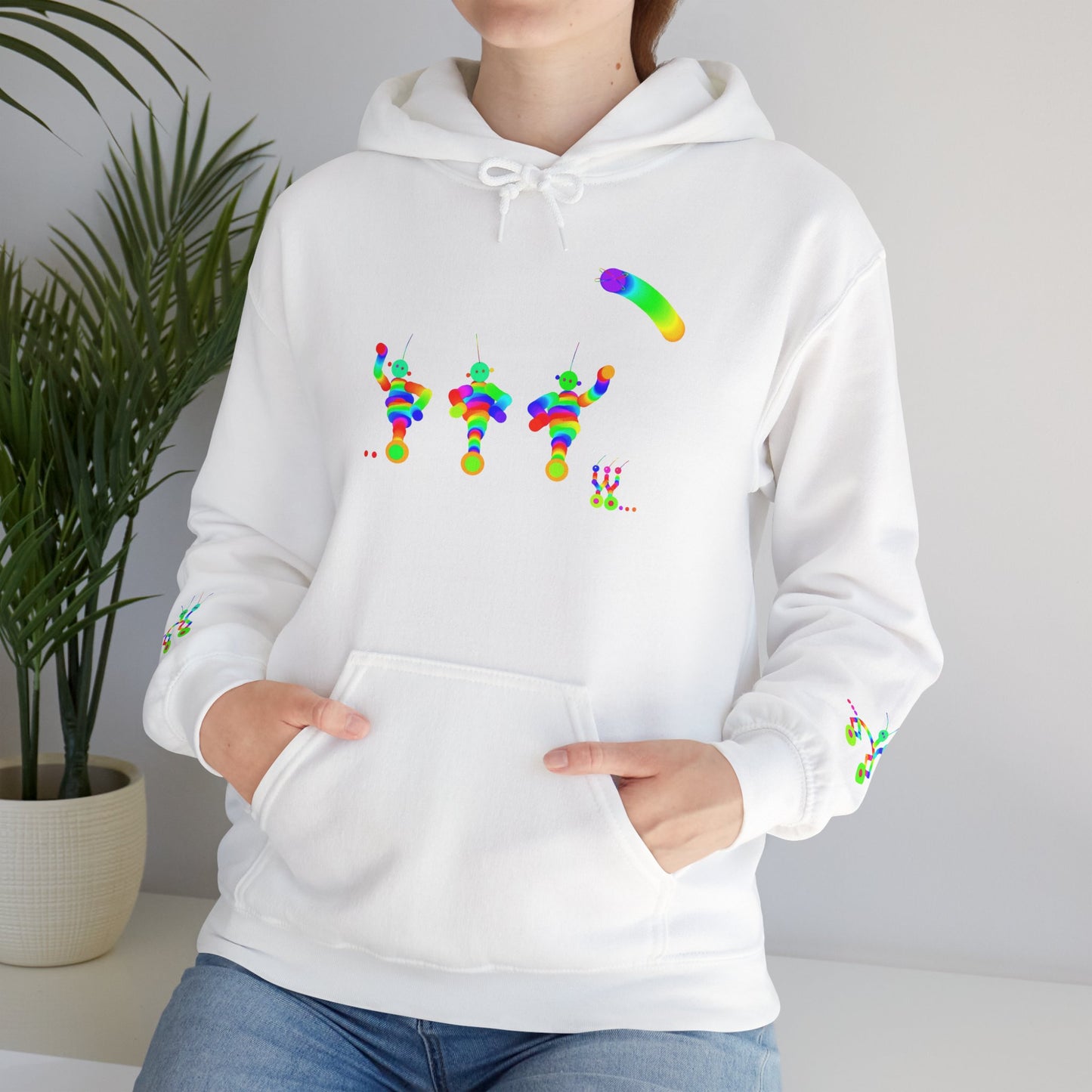 One Wheel Martians / Unisex Heavy Blend™ Hooded Sweatshirt