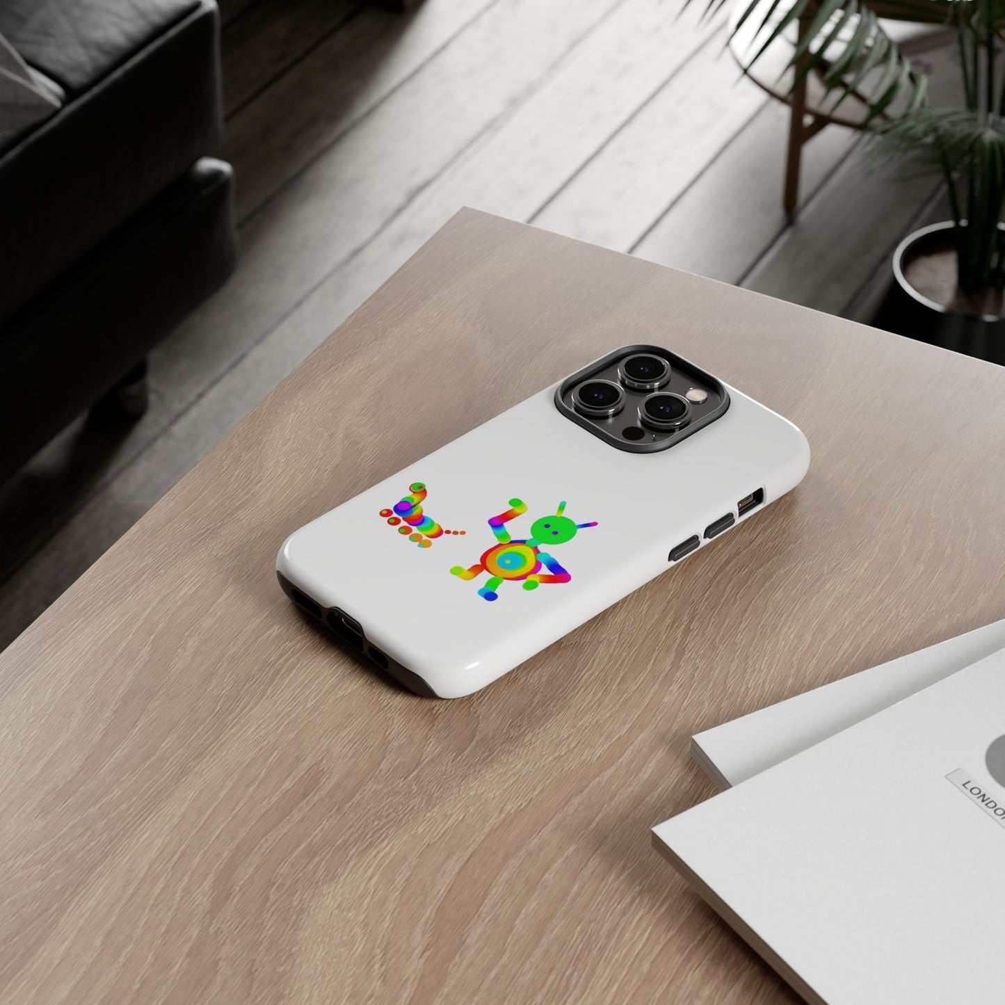 Martian with 5 Wheeled Friend / Phone Cases