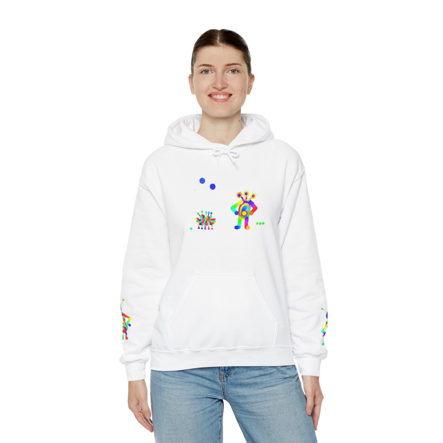 3 Headed Martian / Unisex Heavy Blend™ Hooded Sweatshirt