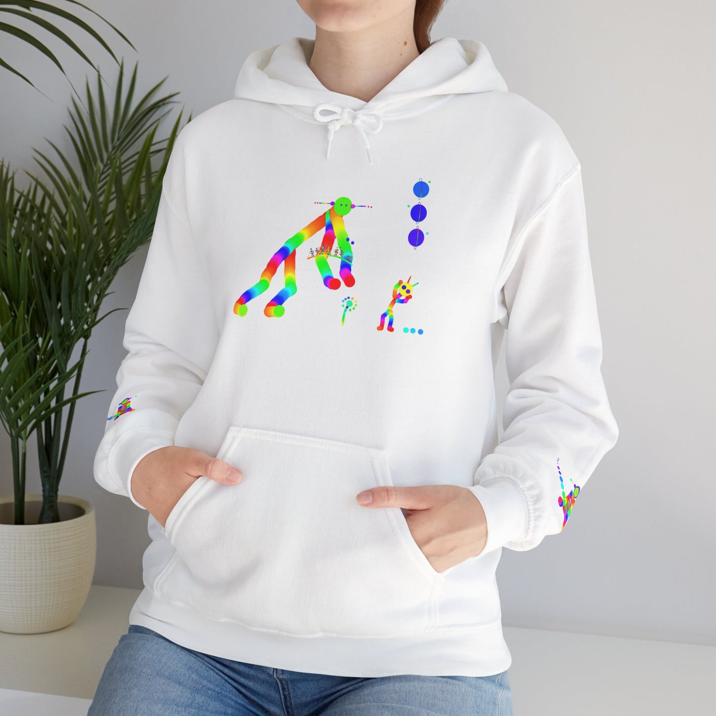 Not the Flower Martian / Unisex Heavy Blend™ Hooded Sweatshirt