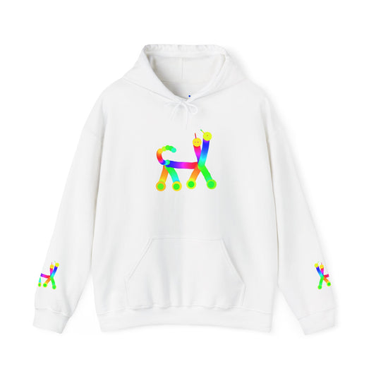 Marty Martians Rolling Two Headed Single Antenna / Unisex Heavy Blend™ Hooded Sweatshirt