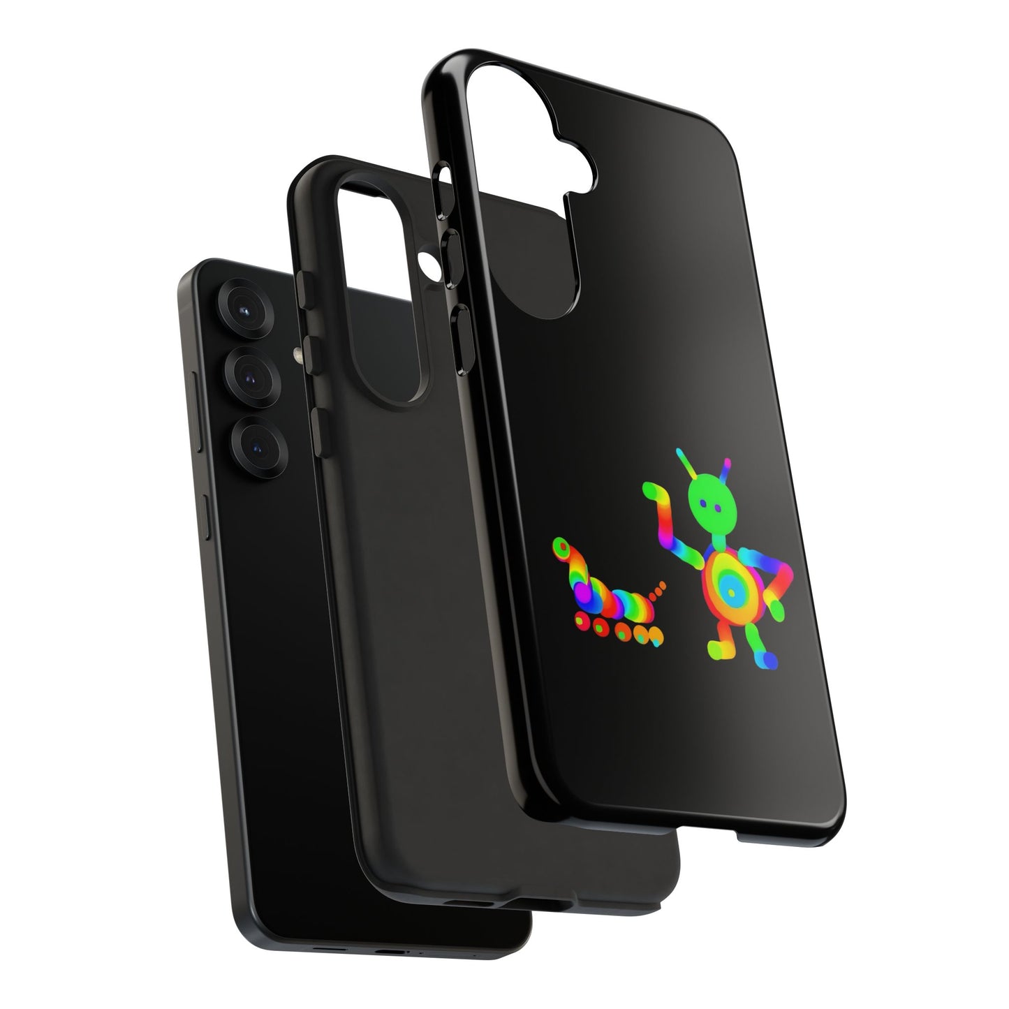 Martian with 5 Wheeled Friend / Phone Cases