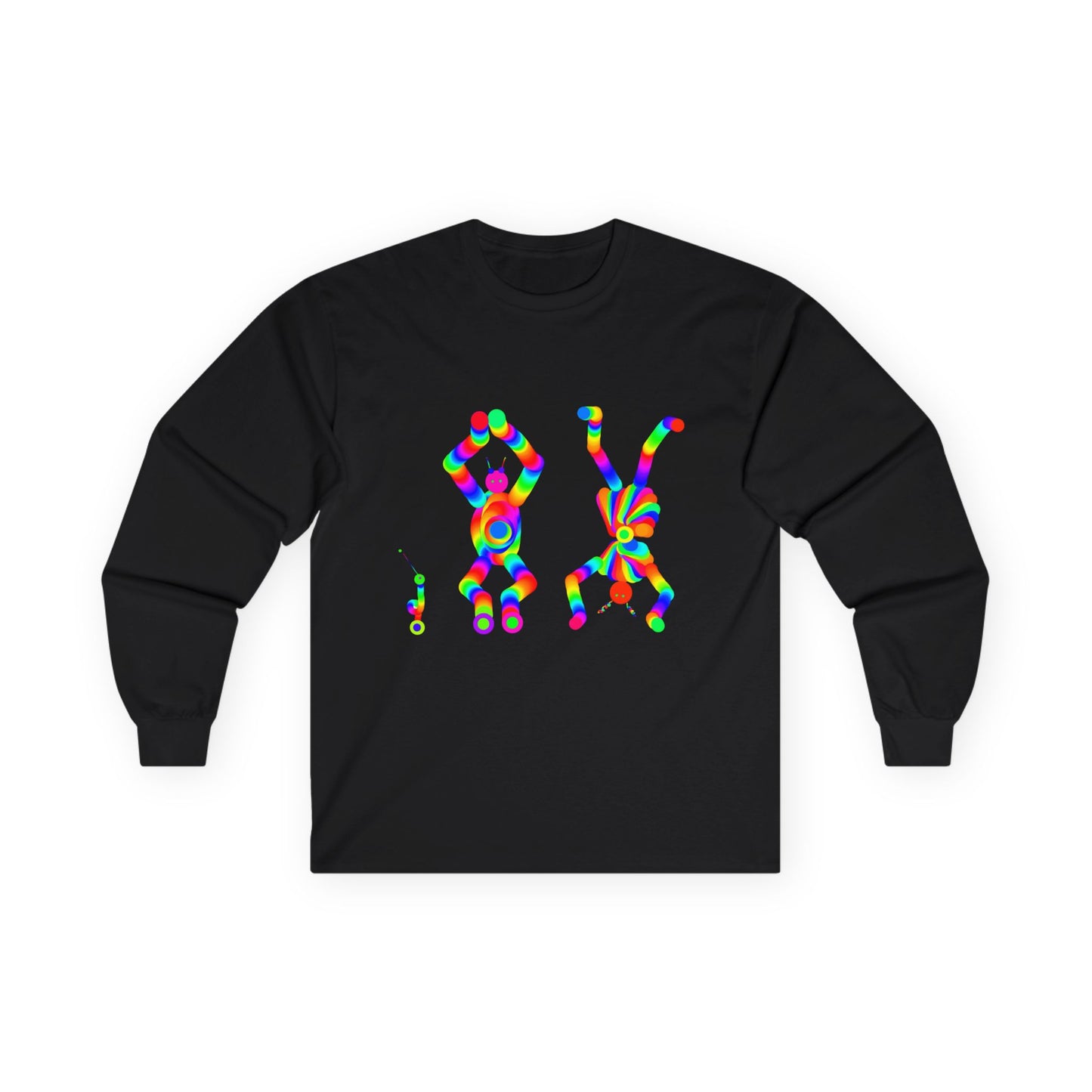 Fun Martian Couple Adult Long Sleeve T ShirtUnisex Ultra Cotton Long Sleeve Tee