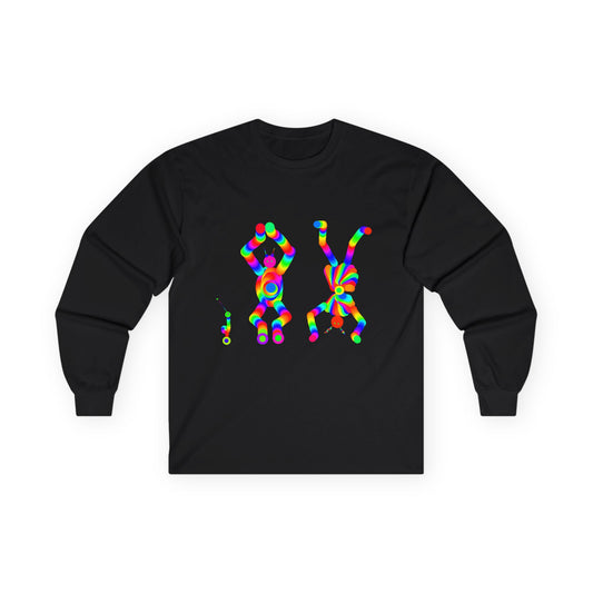 Fun Martian Couple Adult Long Sleeve T ShirtUnisex Ultra Cotton Long Sleeve Tee