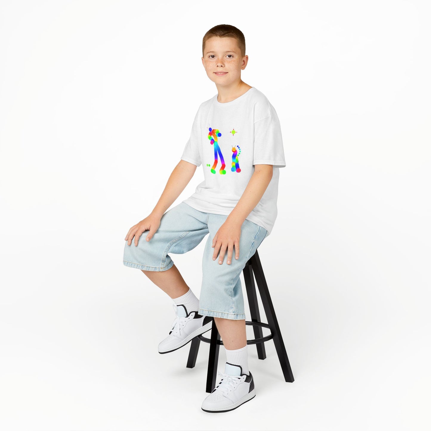 Martian with Martian Animal / Kids Heavy Cotton™ Tee