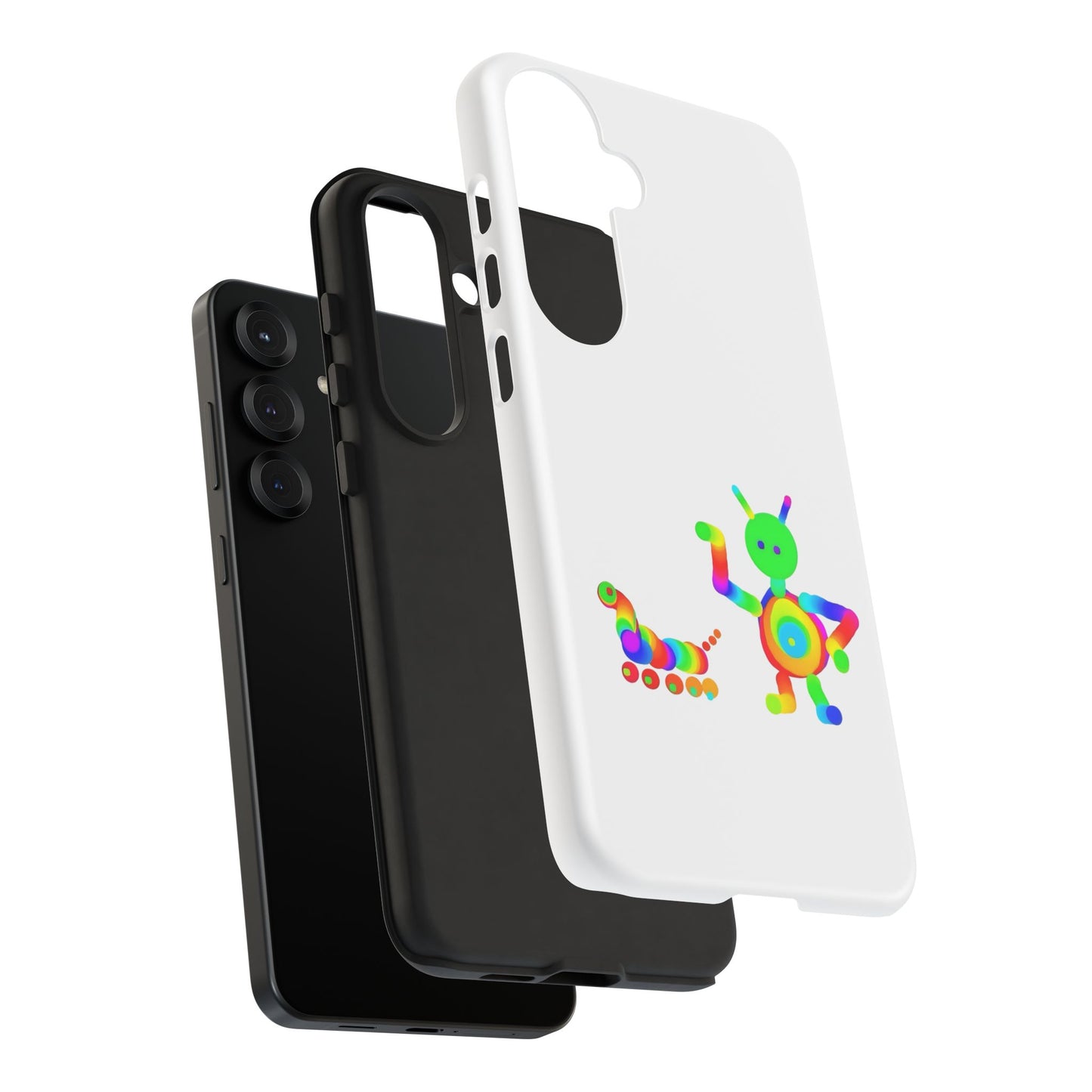 Martian with 5 Wheeled Friend / Phone Cases