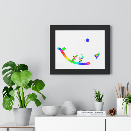 Off We Go Martians / Framed Horizontal Poster
