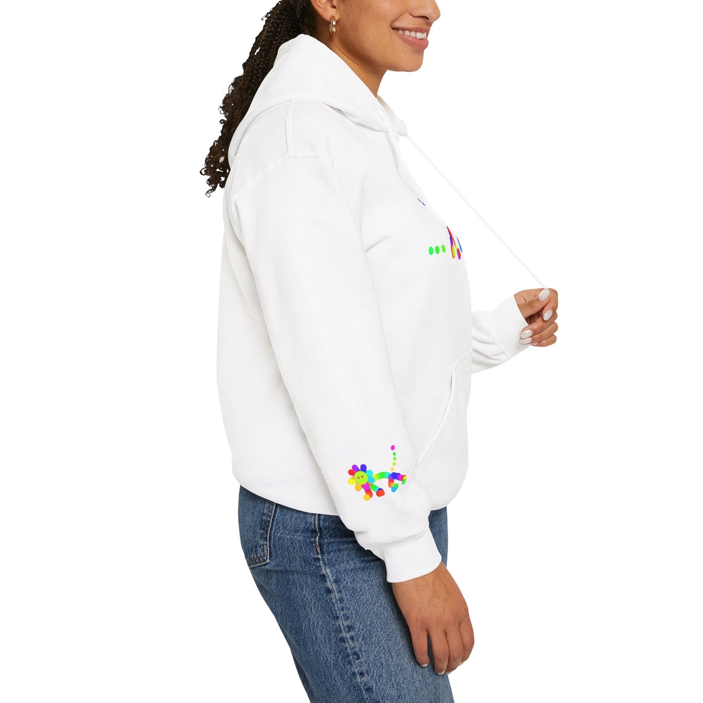 Animal Martian with Friend/ Unisex Heavy Blend™ Hooded Sweatshirt