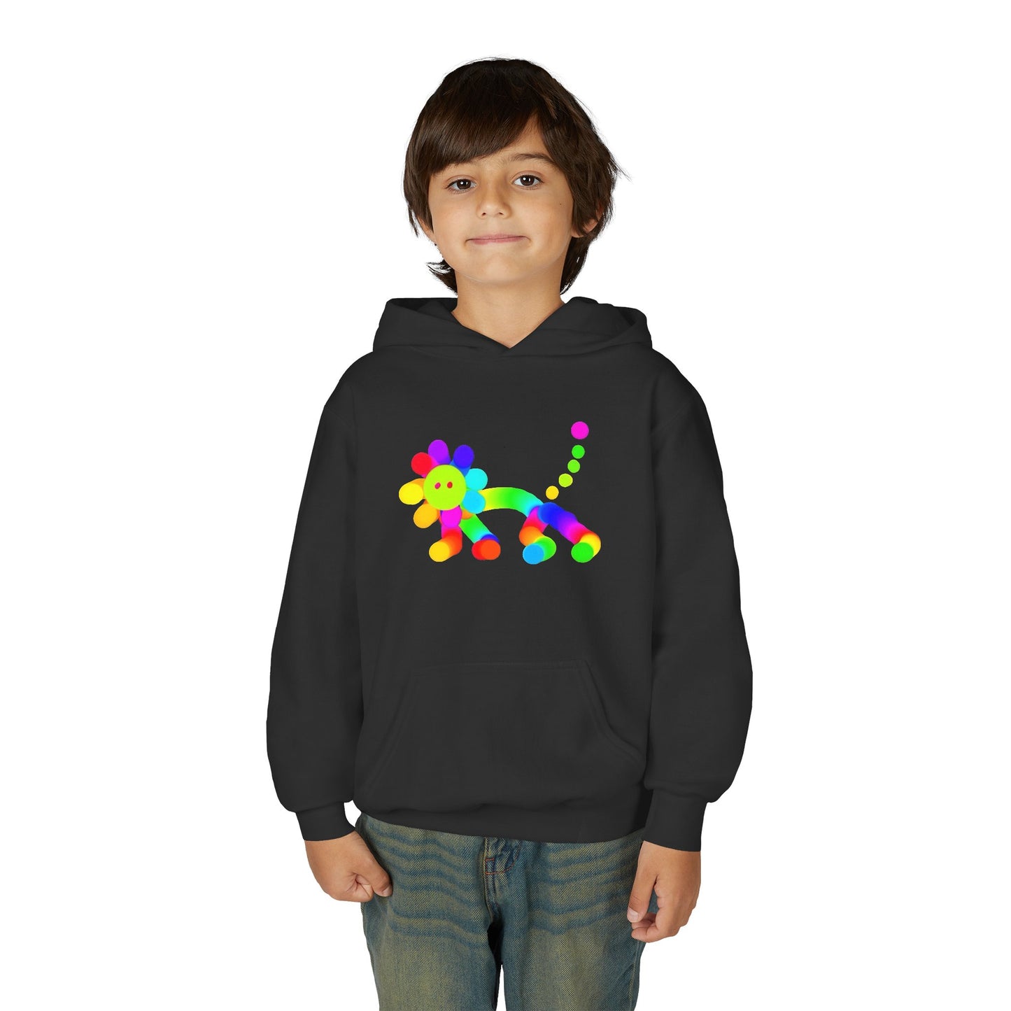 Baby Lion Martian / Children / Heavy Blend Hooded Sweatshirt