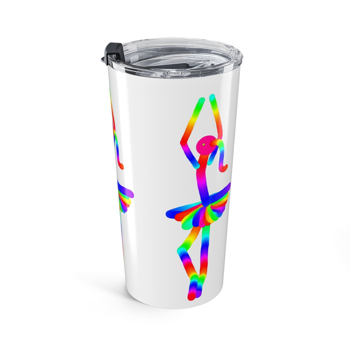 Marty Martians Ballerina White Tumbler 20oz