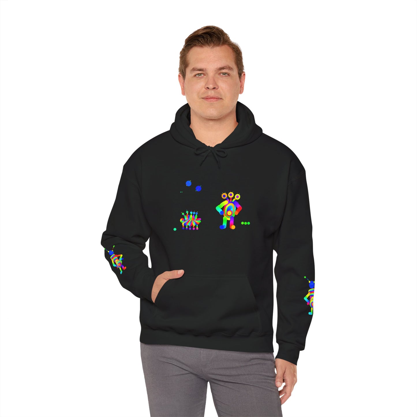 3 Headed Martian / Unisex Heavy Blend™ Hooded Sweatshirt