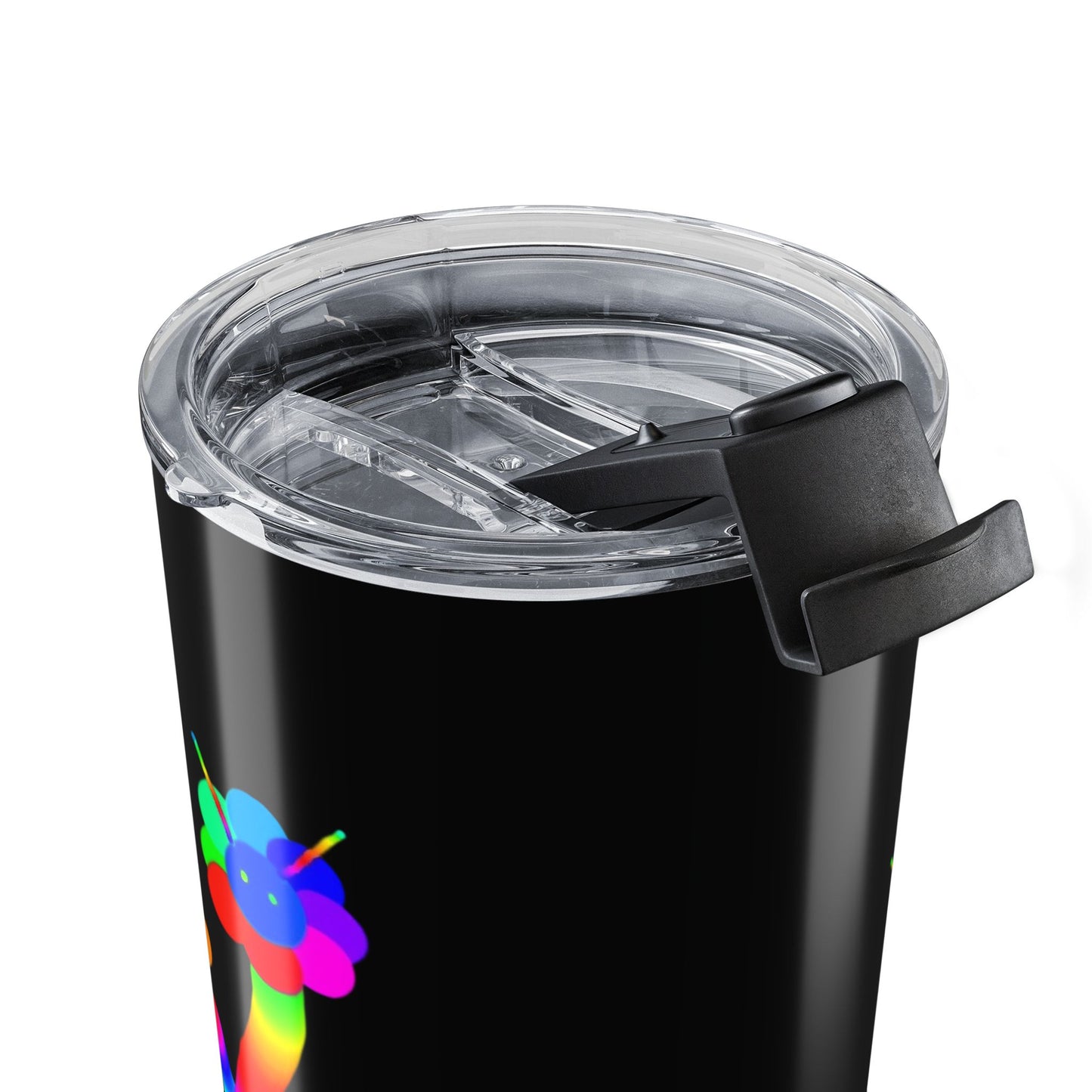 Marty Martians Double Headed Lion Black Tumbler 20oz
