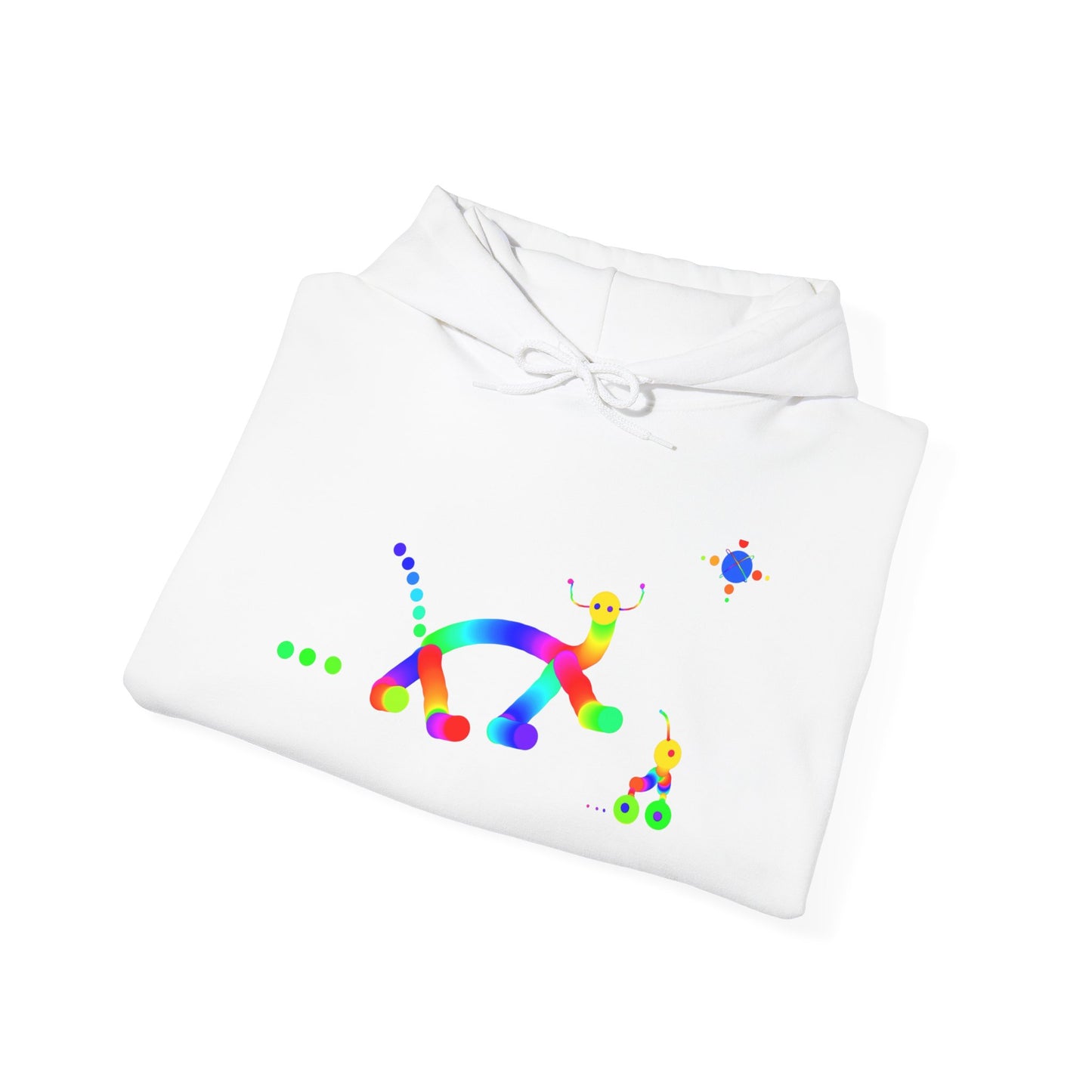 Animal Martian with Friend/ Unisex Heavy Blend™ Hooded Sweatshirt