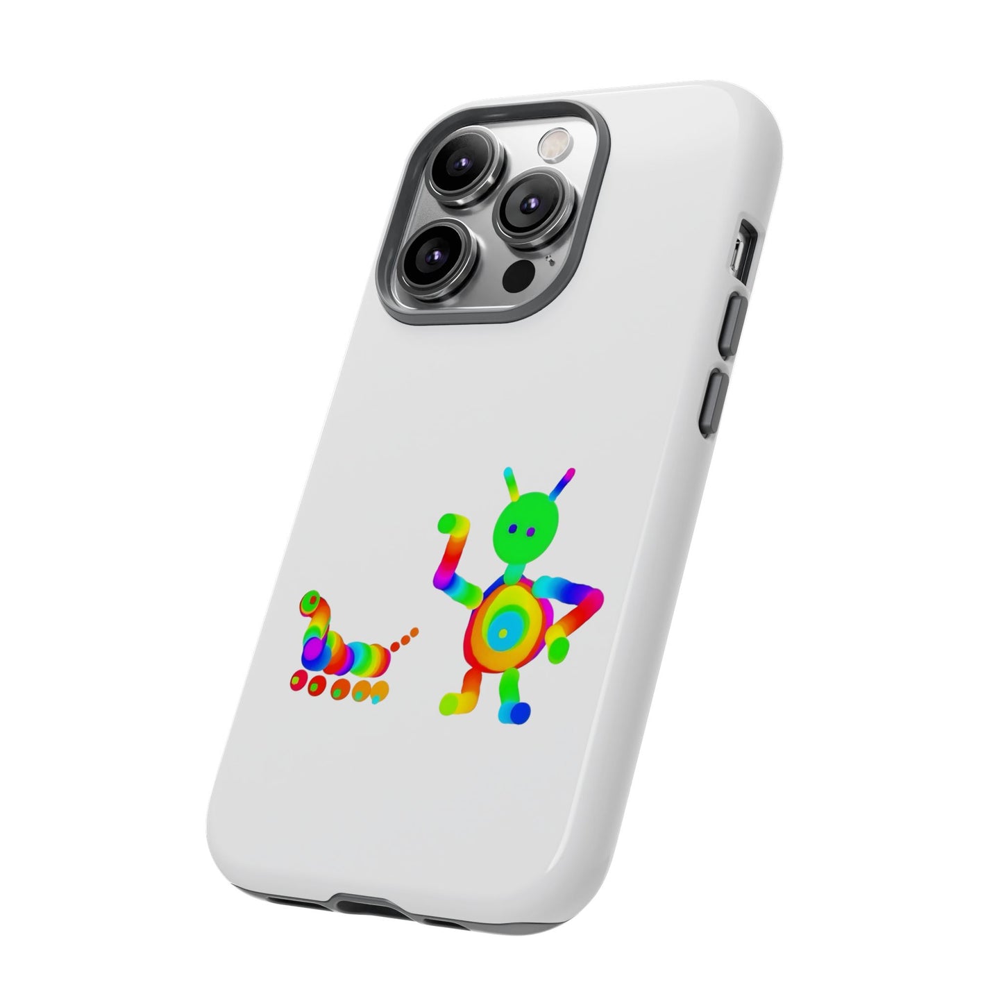 Martian with 5 Wheeled Friend / Phone Cases
