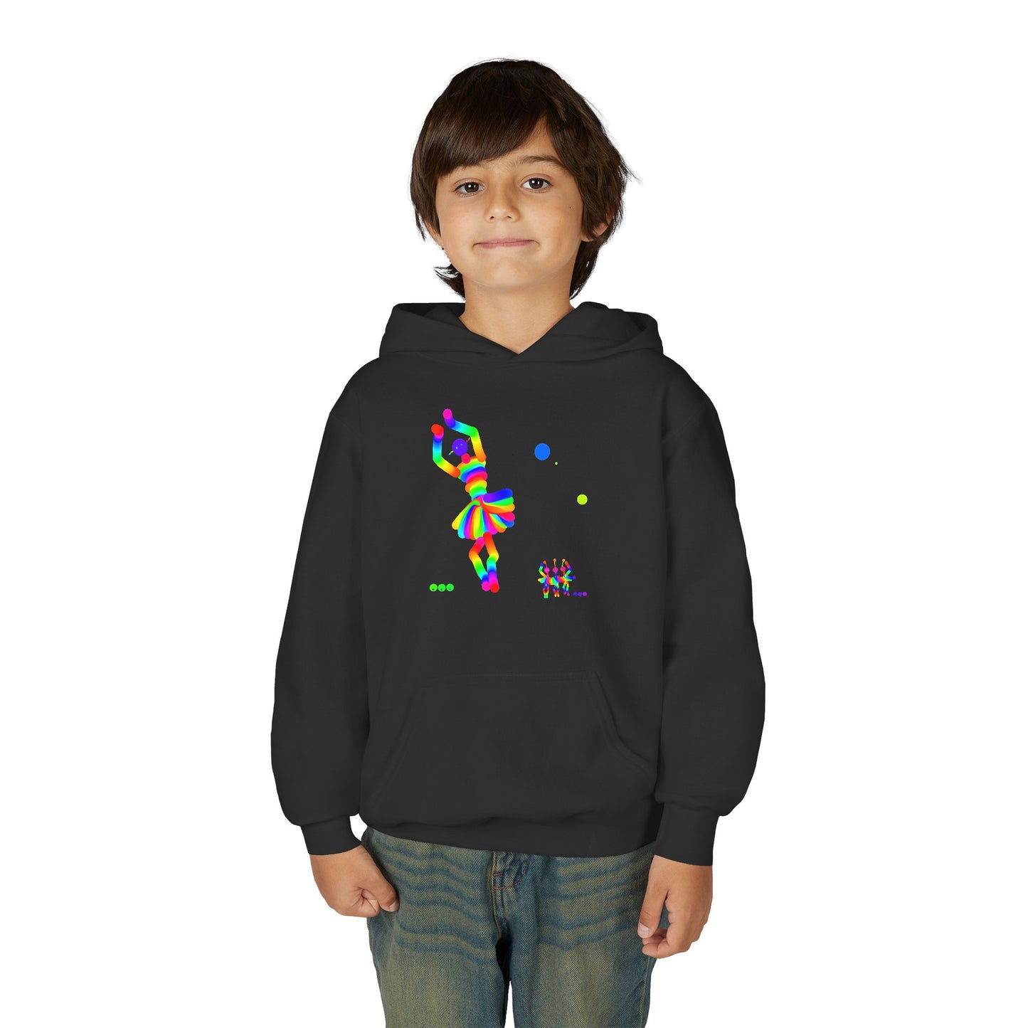 Ballerina Martian / Children / Heavy Blend Hooded Sweatshirt