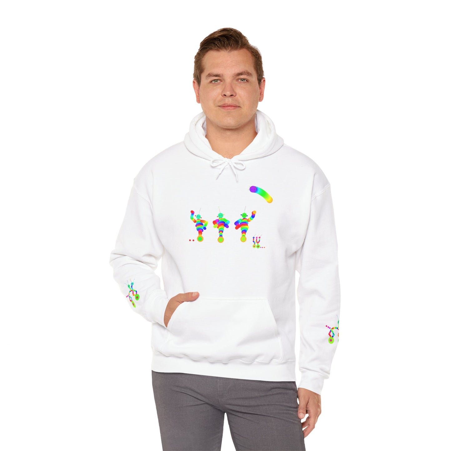 One Wheel Martians / Unisex Heavy Blend™ Hooded Sweatshirt