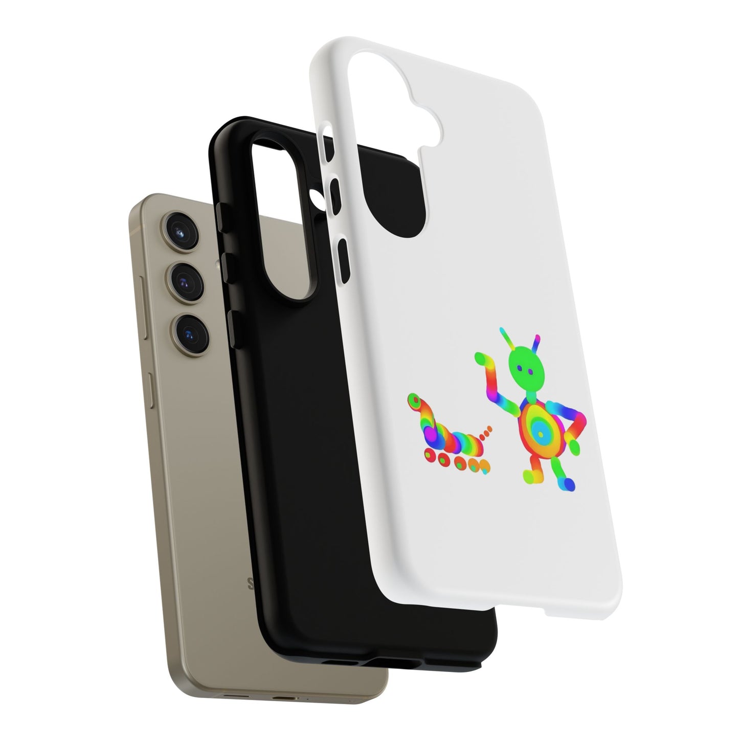 Martian with 5 Wheeled Friend / Phone Cases
