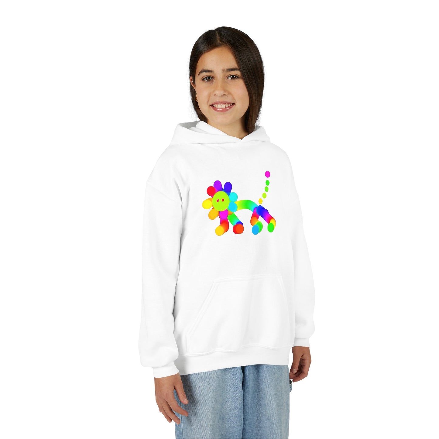 Baby Lion Martian / Children / Heavy Blend Hooded Sweatshirt