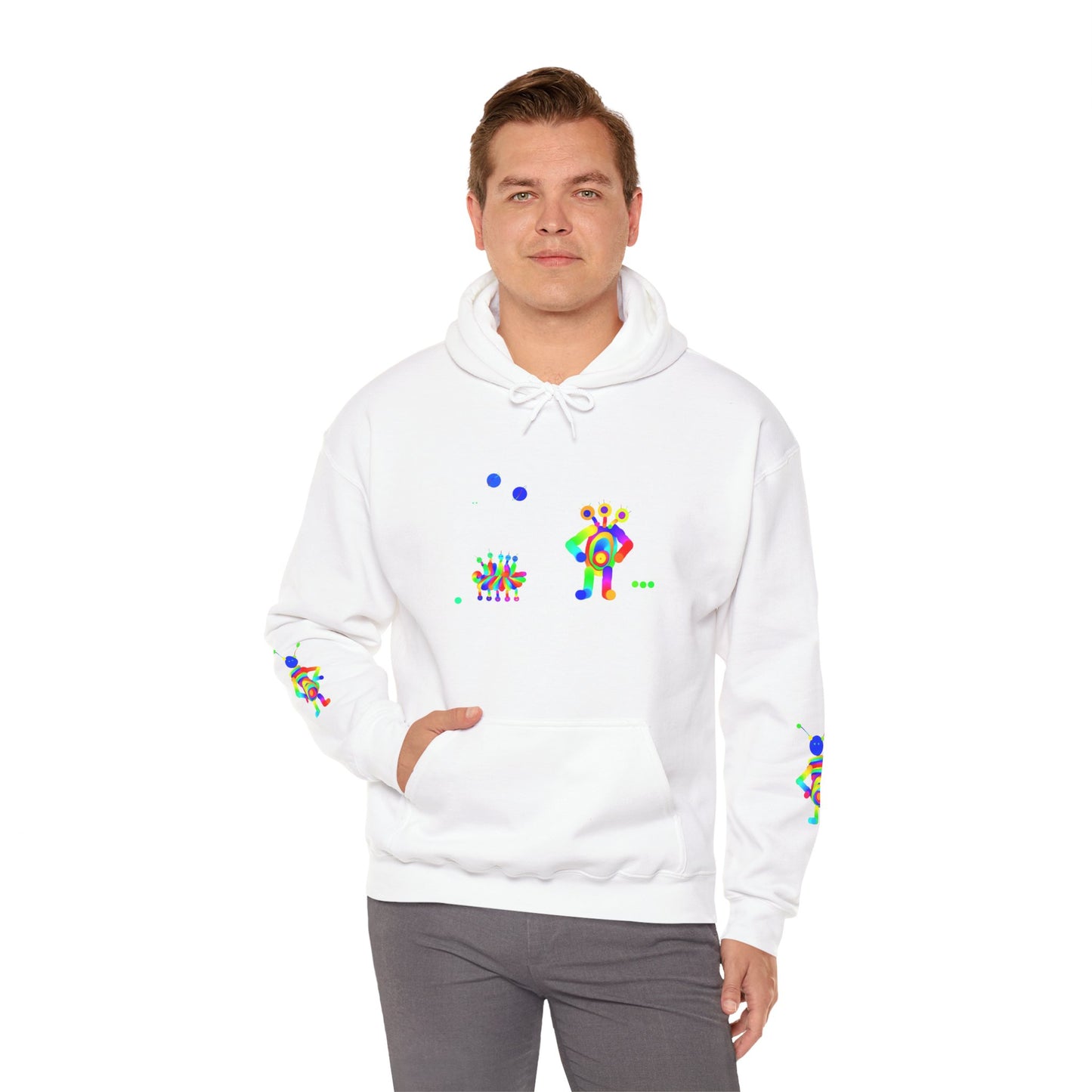 3 Headed Martian / Unisex Heavy Blend™ Hooded Sweatshirt
