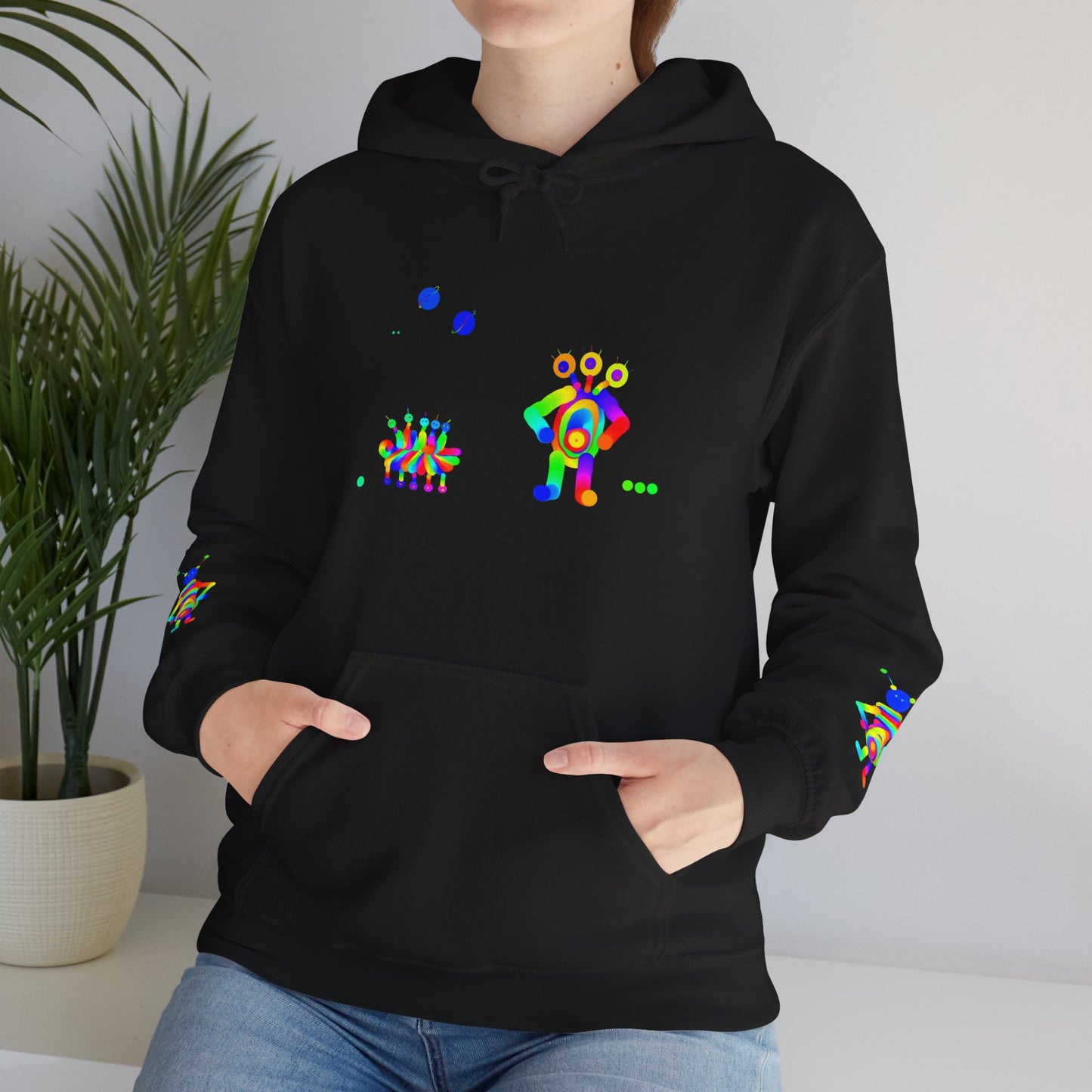3 Headed Martian / Unisex Heavy Blend™ Hooded Sweatshirt