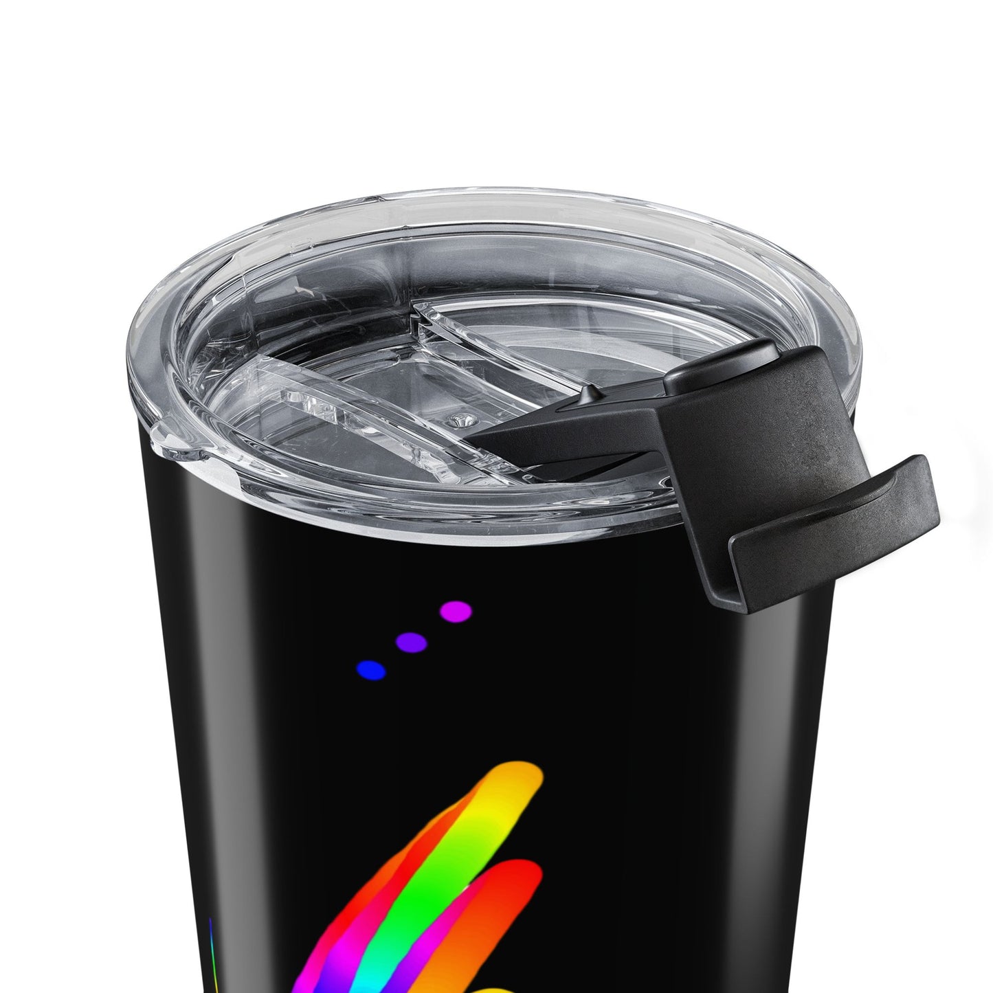 Marty Martian Butterfly  Black Tumbler 20oz