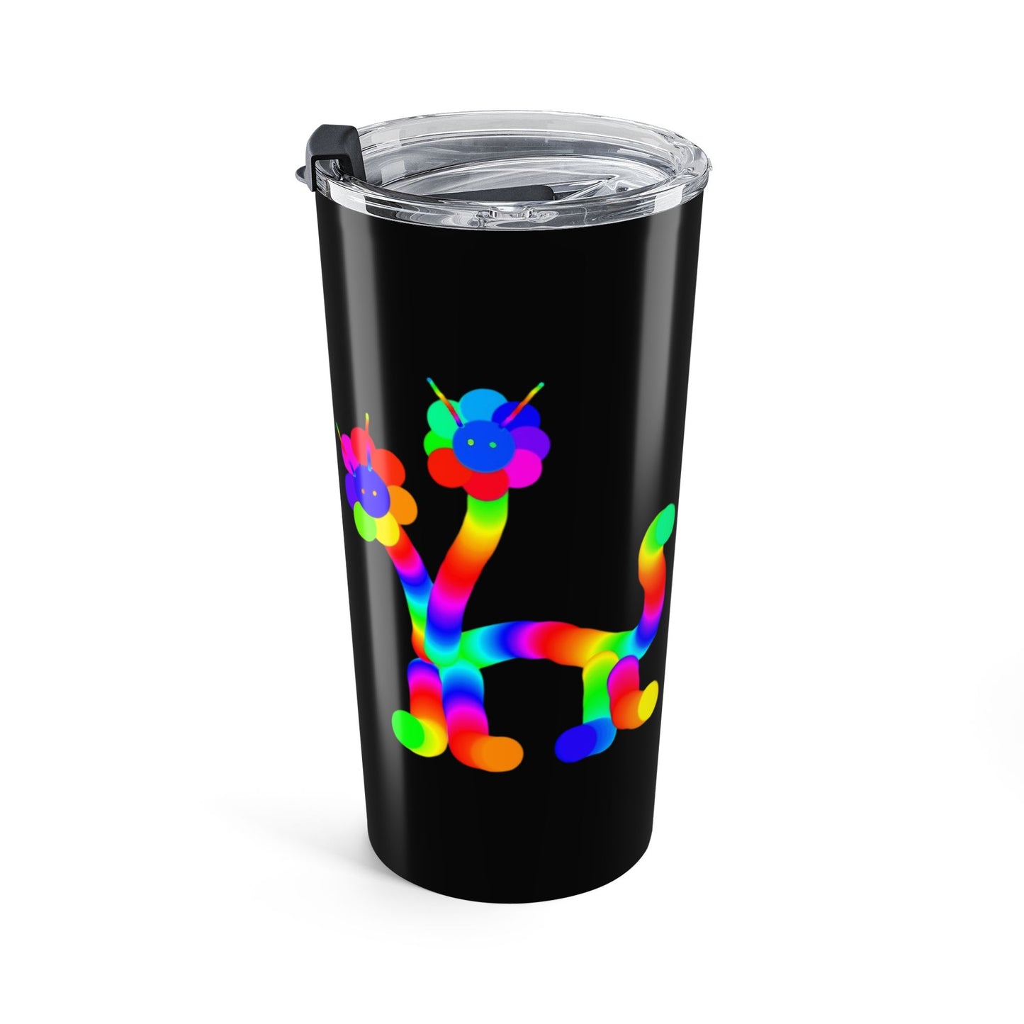 Marty Martians Double Headed Lion Black Tumbler 20oz
