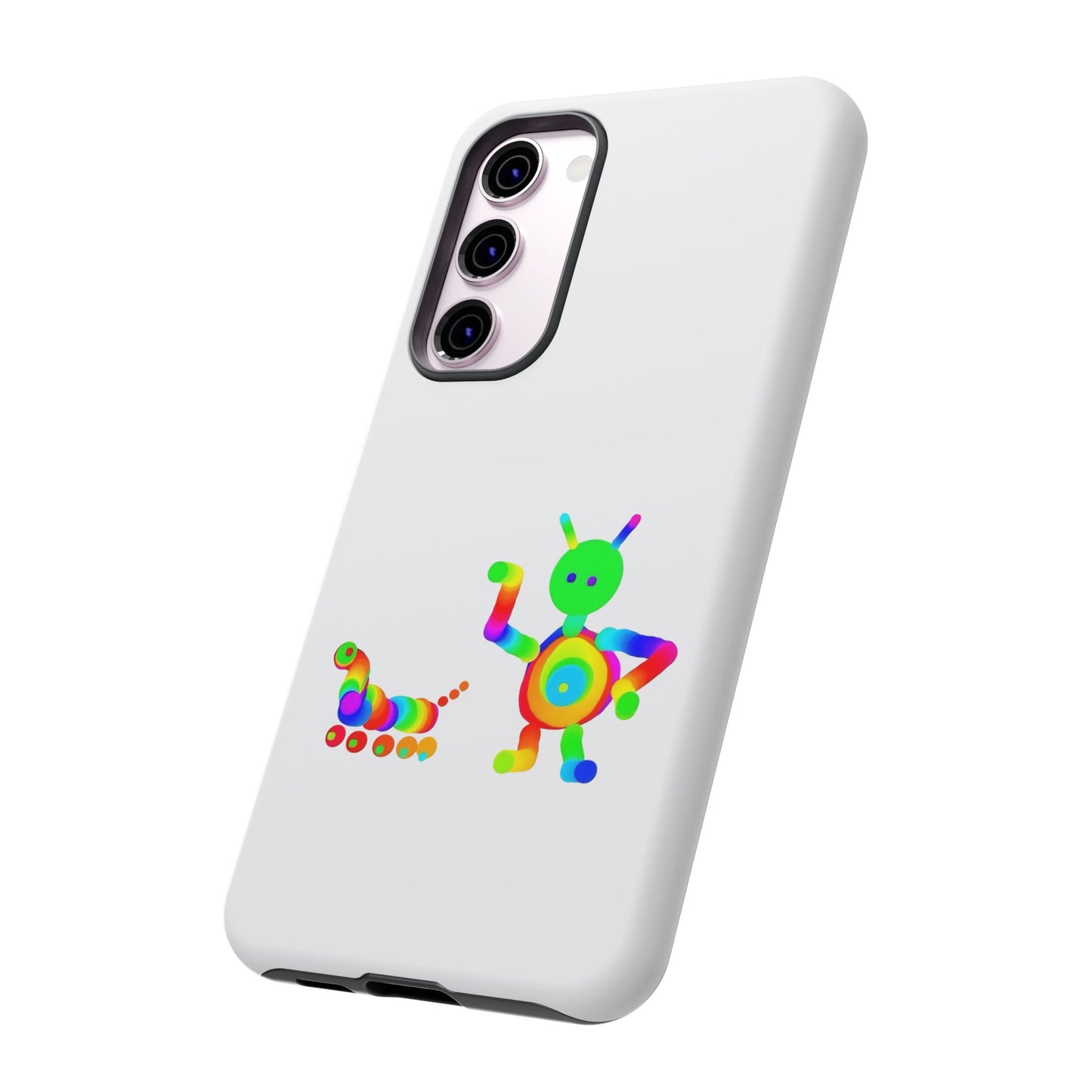Martian with 5 Wheeled Friend / Phone Cases