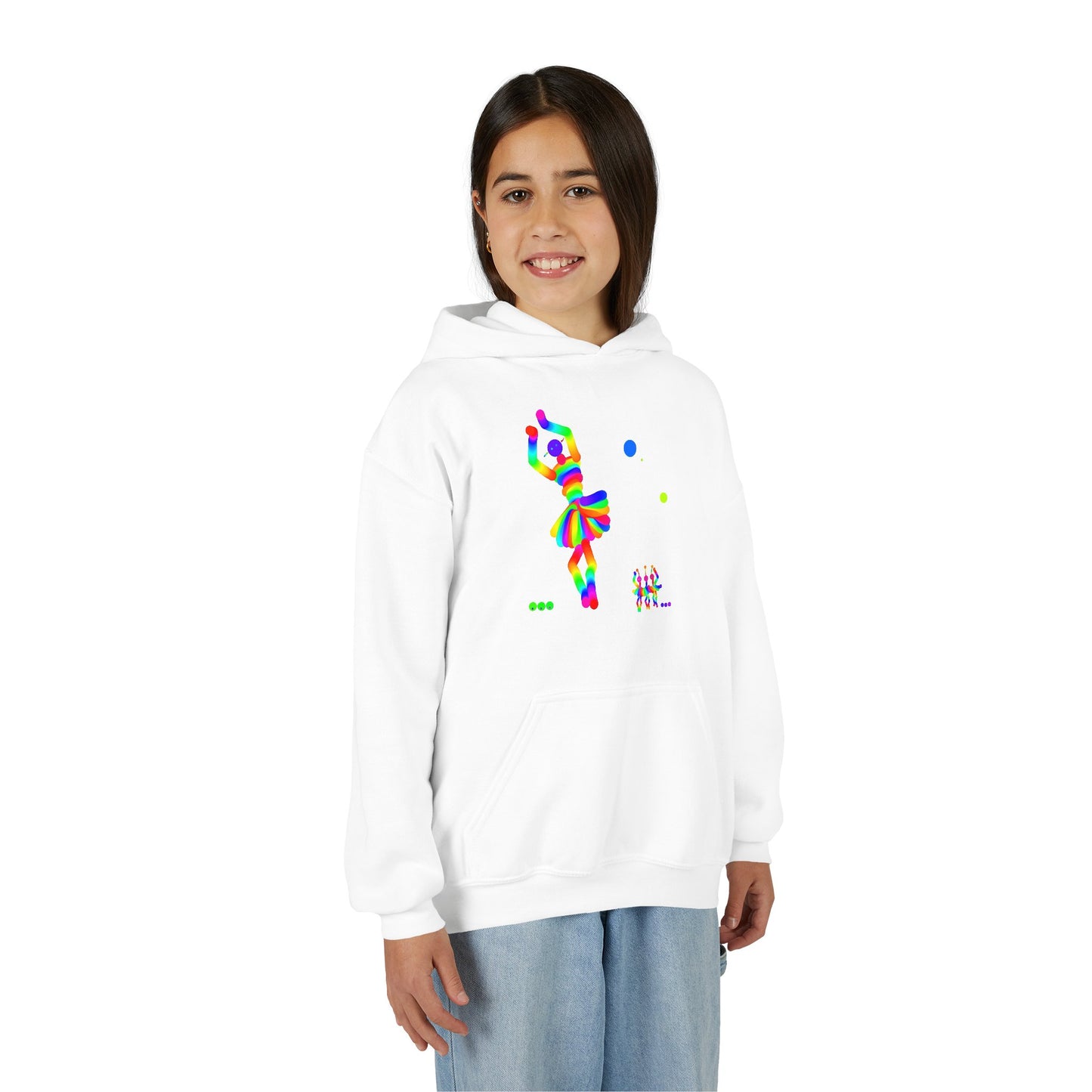 Ballerina Martian / Children / Heavy Blend Hooded Sweatshirt