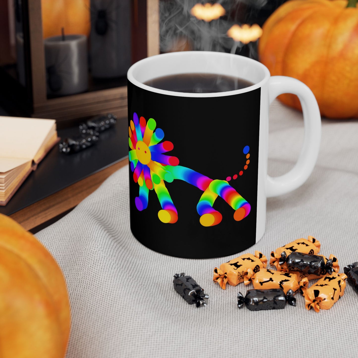 Martian Lion Ceramic Mug, (11oz, 15oz)