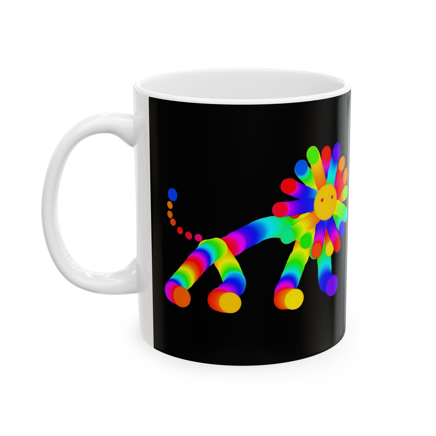 Martian Lion Ceramic Mug, (11oz, 15oz)