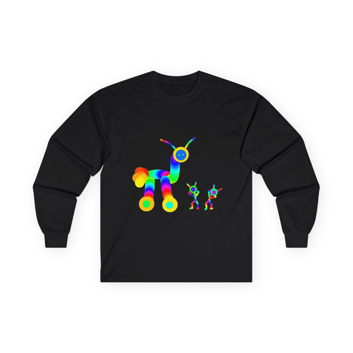 Marty Martians Oh No!  Adult Long Sleeve T ShirtUnisex Ultra Cotton Long Sleeve Tee
