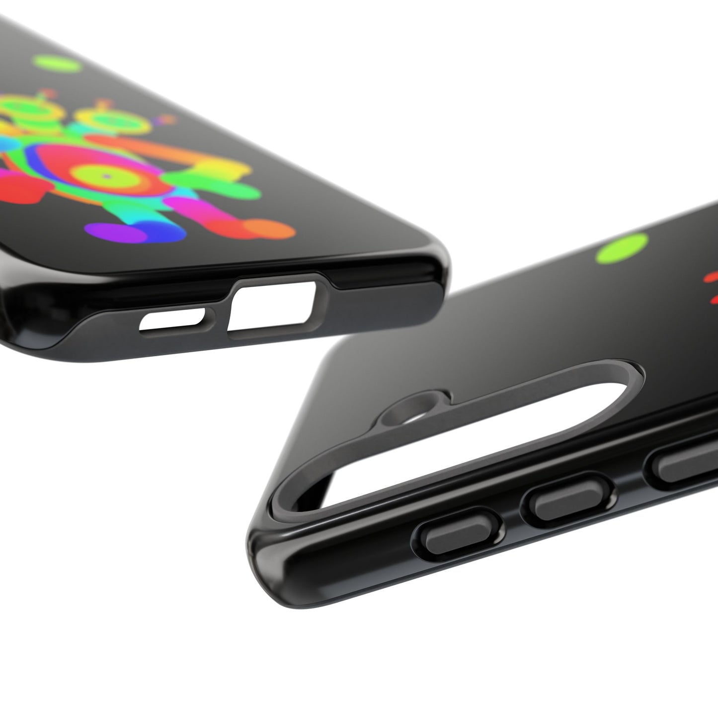Three Headed Martian with Green Moon / Phone Cases