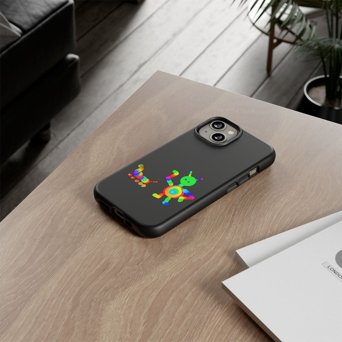 Martian with 5 Wheeled Friend / Phone Cases