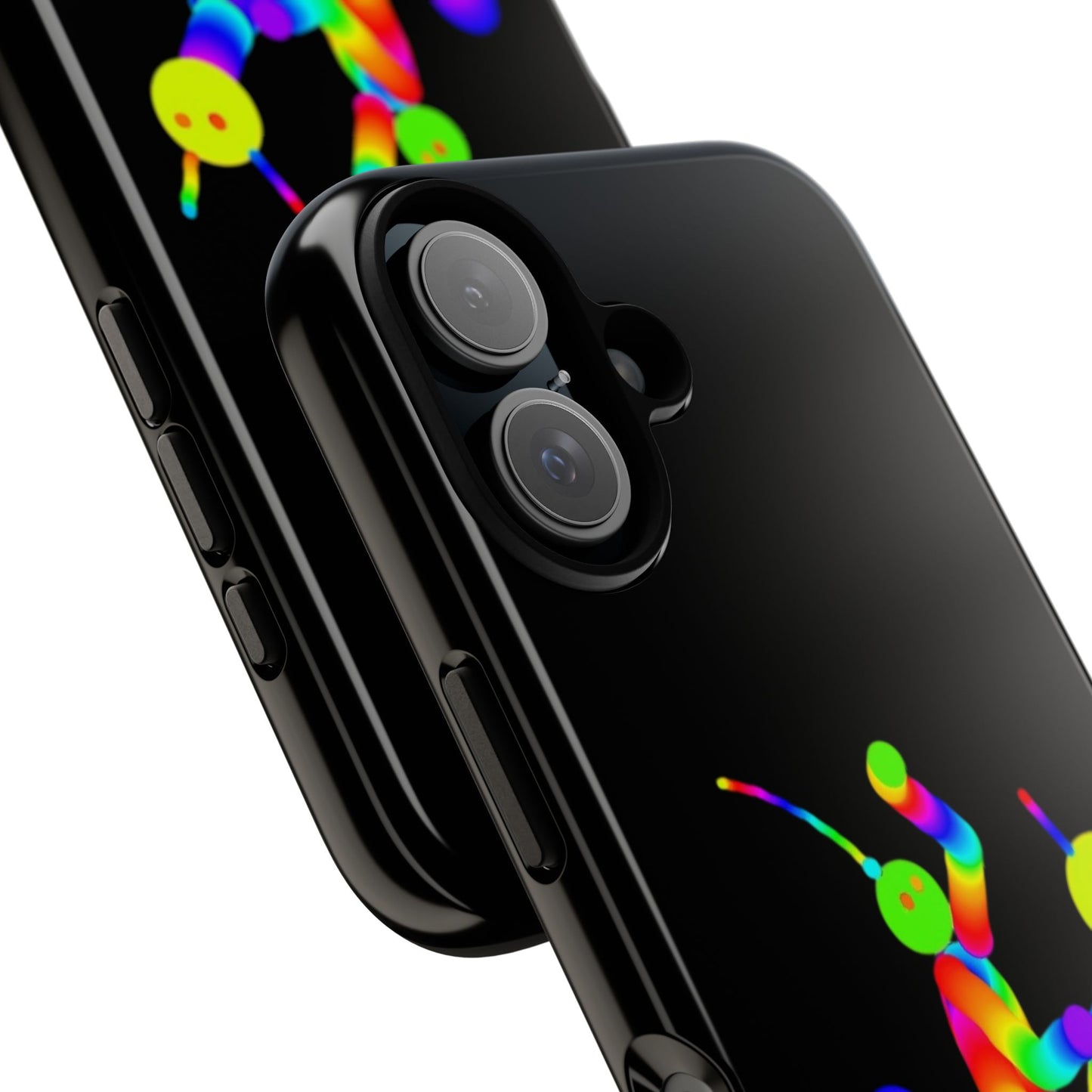 Marty Martians Riding Robot in Black  / Phone Cases