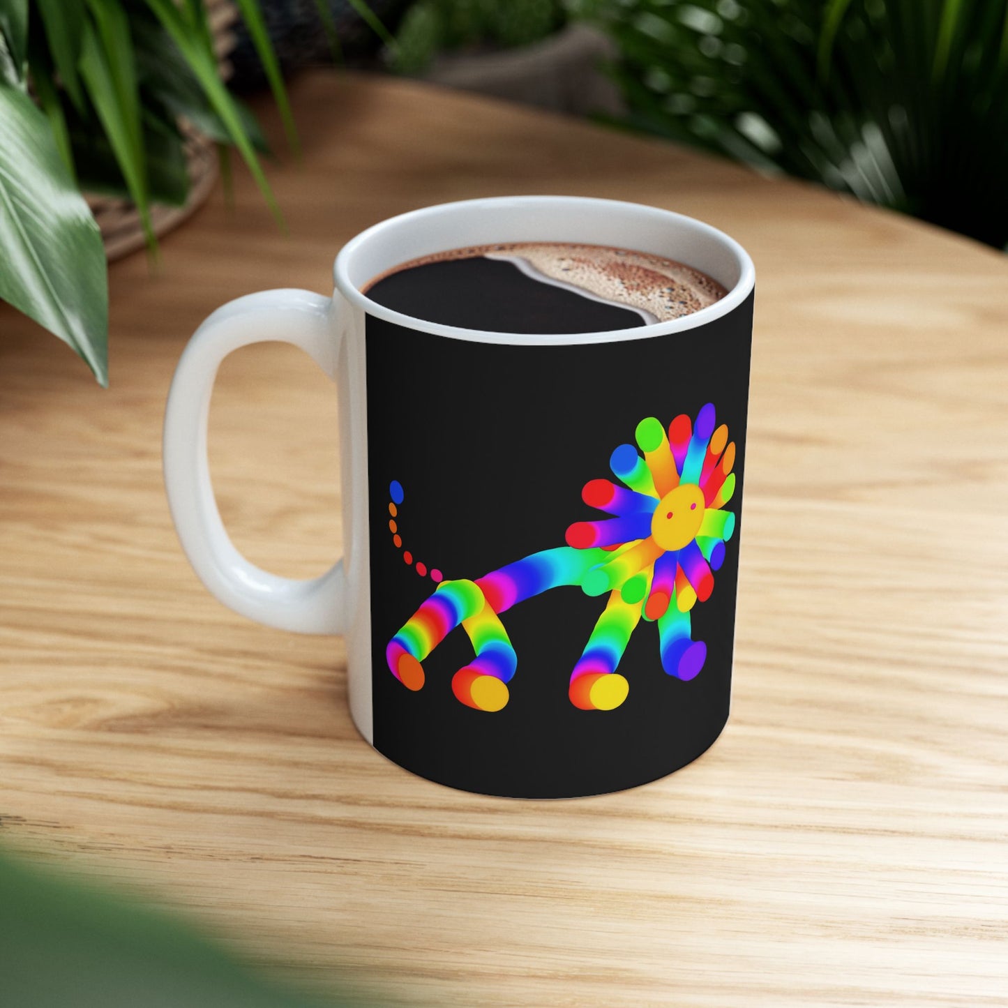 Martian Lion Ceramic Mug, (11oz, 15oz)