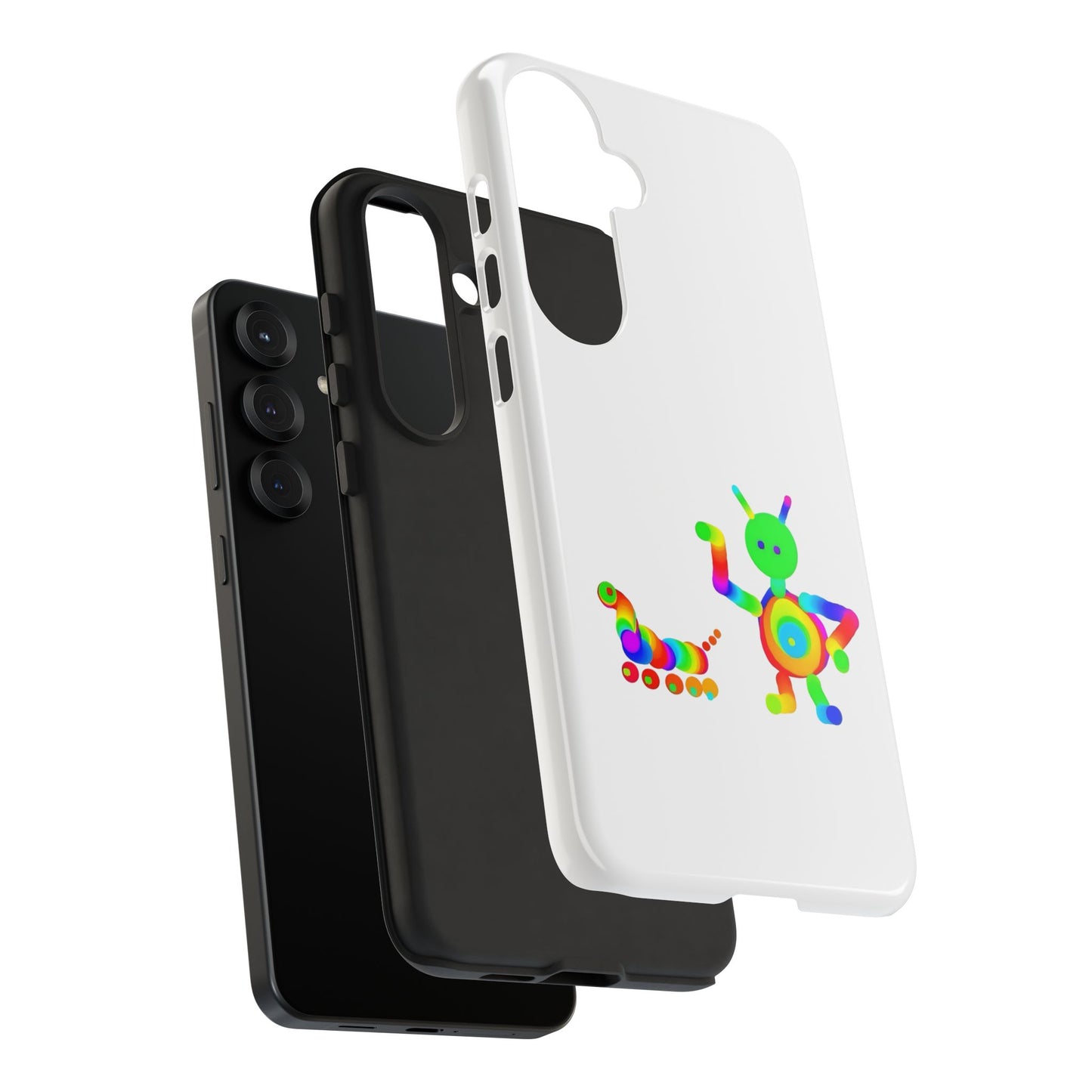 Martian with 5 Wheeled Friend / Phone Cases