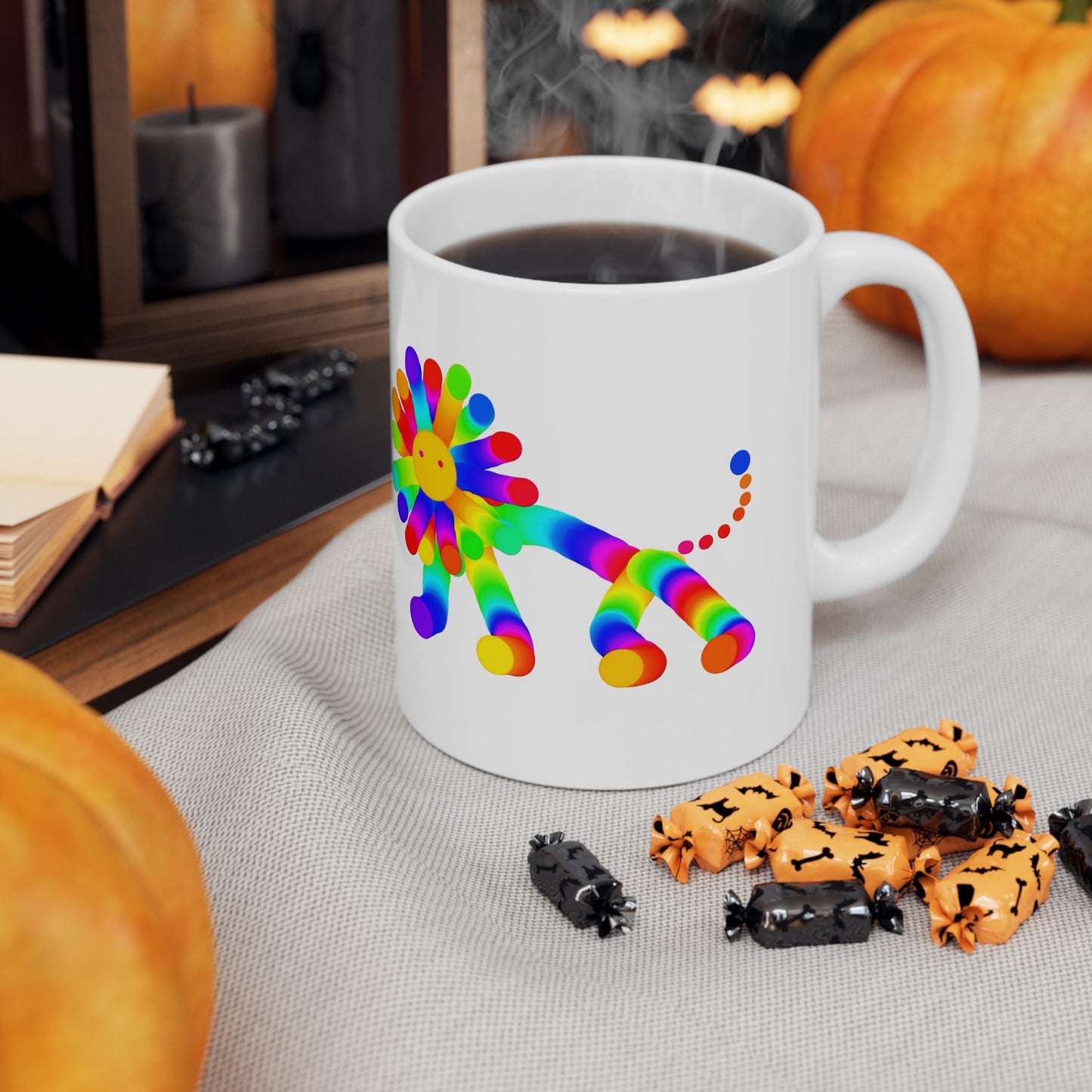 Martian Lion Ceramic Mug, (11oz, 15oz)