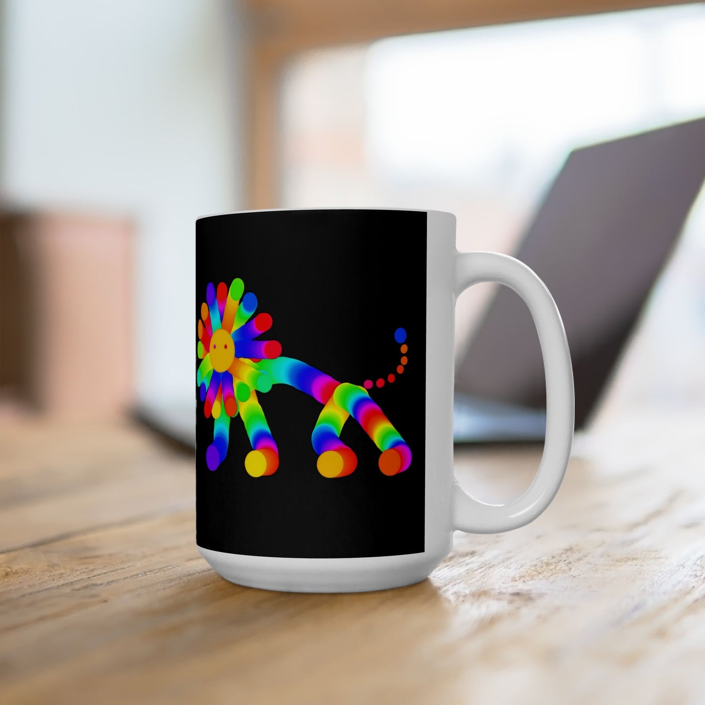 Martian Lion Ceramic Mug, (11oz, 15oz)