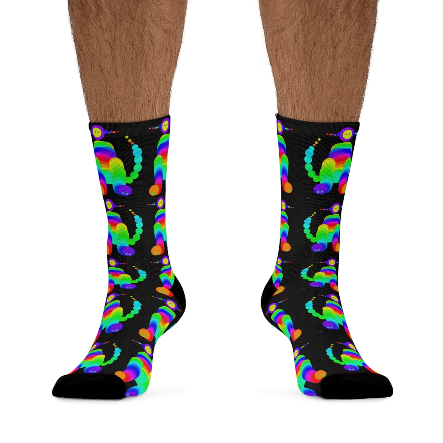 Marty Martians Pet Friend / Black / Recycled Poly Socks