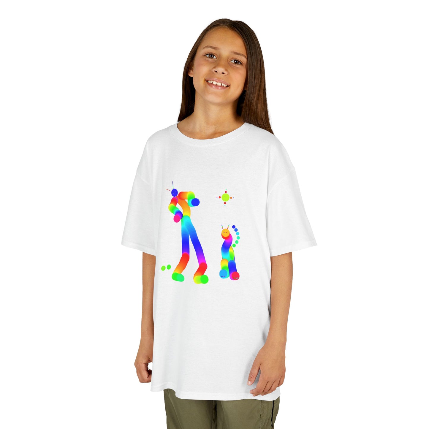 Martian with Martian Animal / Kids Heavy Cotton™ Tee