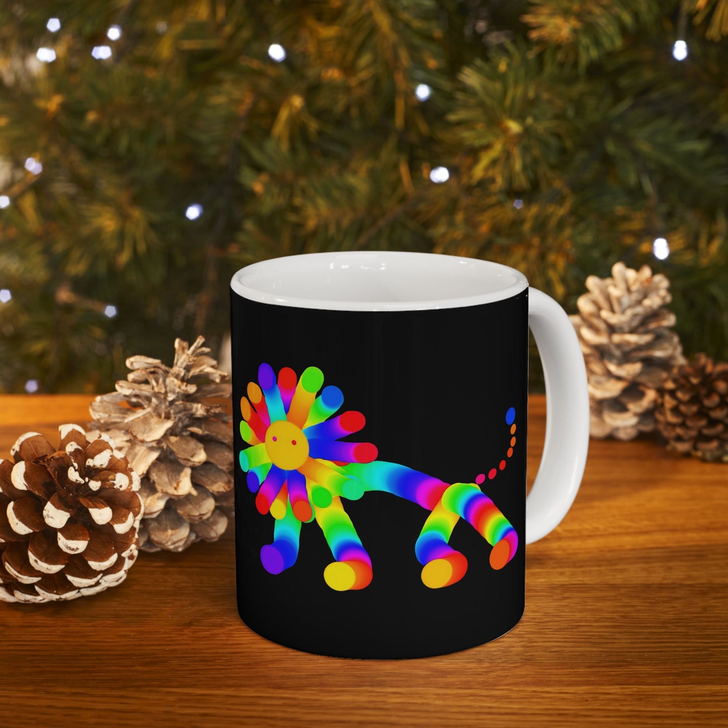 Martian Lion Ceramic Mug, (11oz, 15oz)