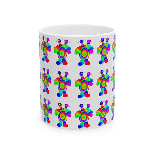 Two Headed Martian Ceramic Mug, (11oz, 15oz)