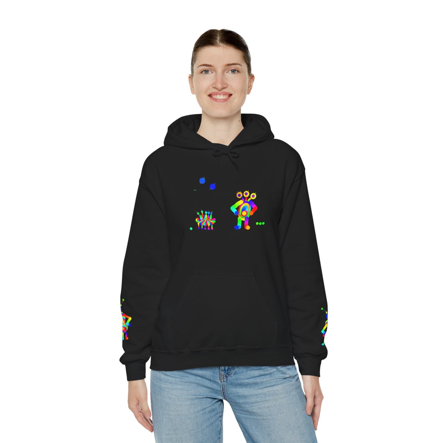 3 Headed Martian / Unisex Heavy Blend™ Hooded Sweatshirt
