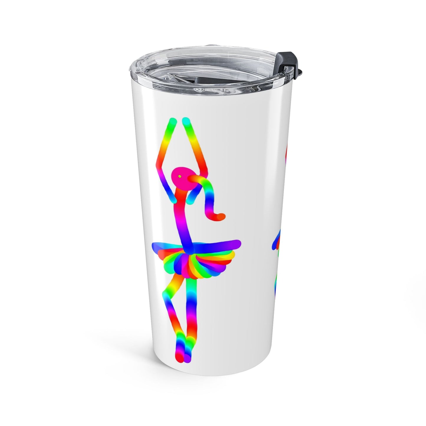 Marty Martians Ballerina White Tumbler 20oz