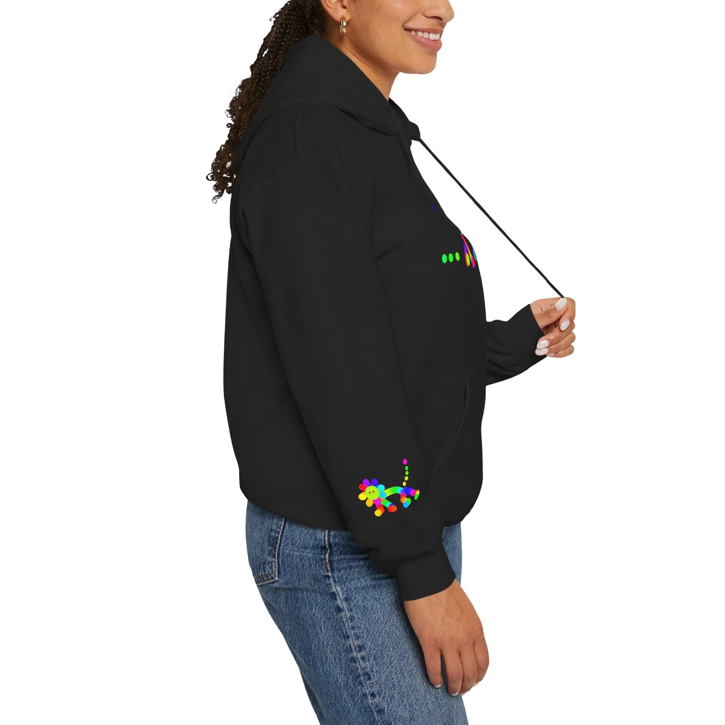 Animal Martian with Friend/ Unisex Heavy Blend™ Hooded Sweatshirt